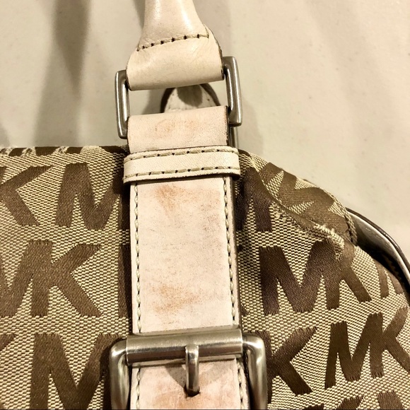 GUC MICHAEL Michael Kors Signature Canvas Satchel - Picture 9 of 15